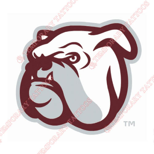 Mississippi State Bulldogs Customize Temporary Tattoos Stickers NO.5129